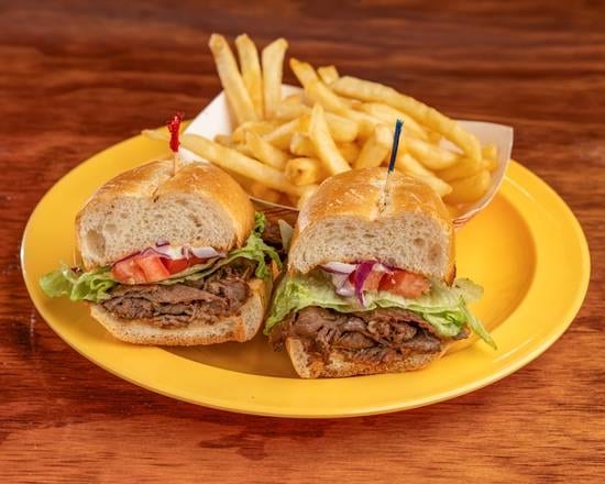 Carne Asada Sandwich.