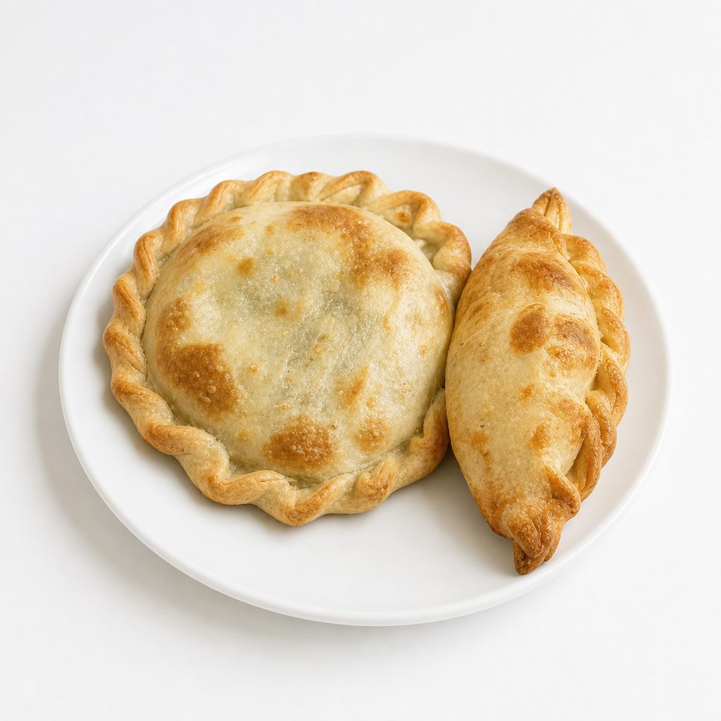 Spinach & Ricotta Cheese Empanada.