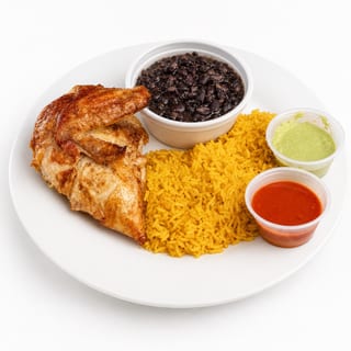 1/4 Chicken (White With 2 Sides)