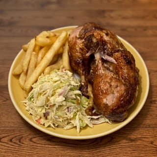 1/2 Chicken (Dark With 2 Sides)