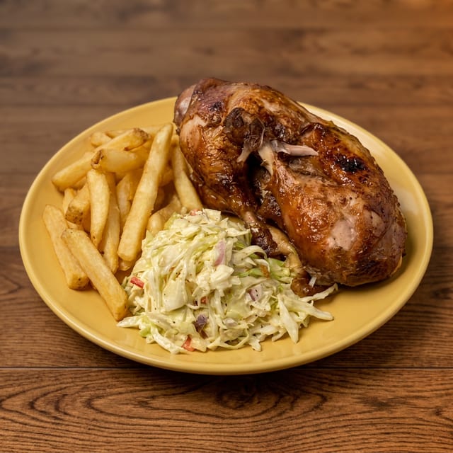 1/4 Chicken (Dark With 2 Sides).
